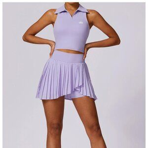 ALO Yoga Set, Badminton, Tennis, and Fitness Tops for Women